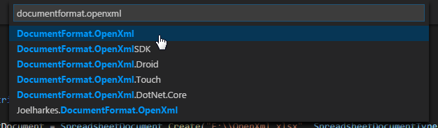 .Net Core使用OpenXML導出、導入Excel