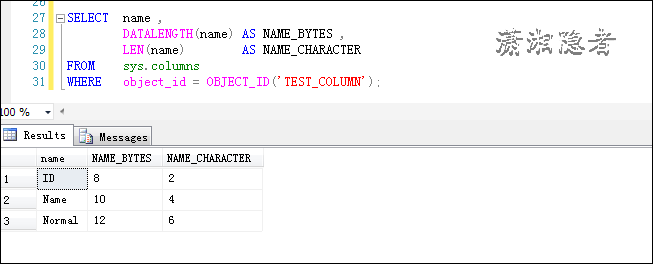 SQL Server查找表名或列名中包含空格的表和列實例代碼