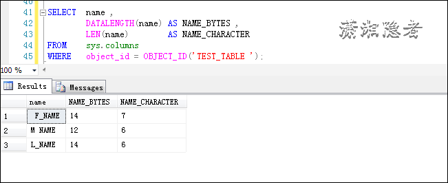 SQL Server查找表名或列名中包含空格的表和列實例代碼
