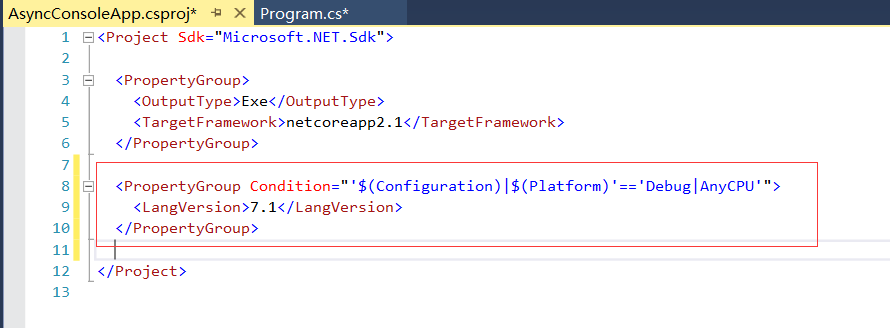.NET Core控制臺應用程序如何使用異步（Async）Main方法詳解