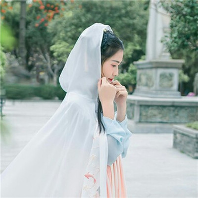 白色古風(fēng)真人頭像女生2020仙氣十足 那冬我們笑得那么一往情深