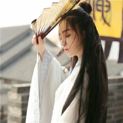 白色古風(fēng)真人頭像女生2020仙氣十足 那冬我們笑得那么一往情深