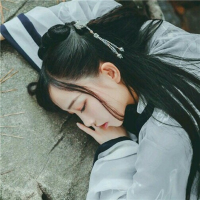 白色古風(fēng)真人頭像女生2020仙氣十足 那冬我們笑得那么一往情深