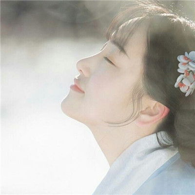 白色古風(fēng)真人頭像女生2020仙氣十足 那冬我們笑得那么一往情深