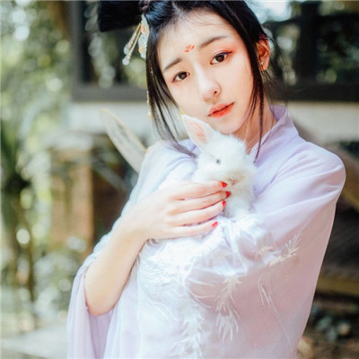 白色古風(fēng)真人頭像女生2020仙氣十足 那冬我們笑得那么一往情深