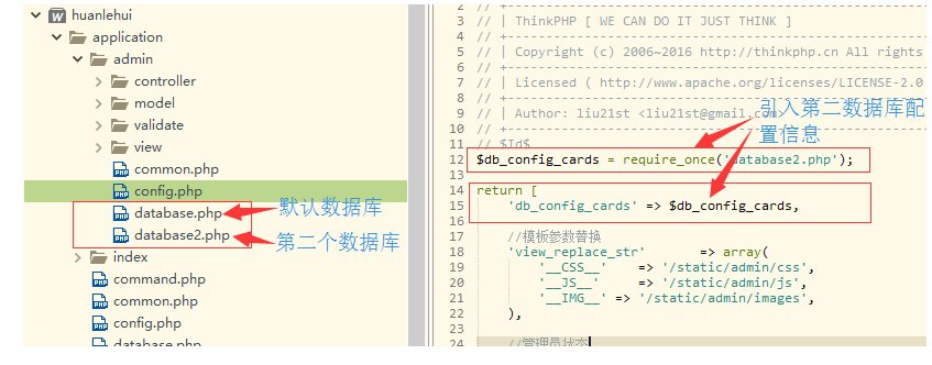 thinkphp 框架數(shù)據(jù)庫切換實(shí)現(xiàn)方法分析