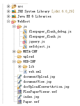 java實現附件預覽（openoffice+swftools+flexpaper）實例