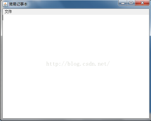 Java圖形界面開發之簡易記事本