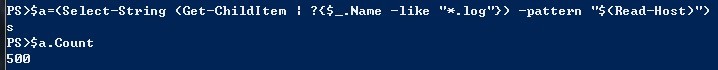PowerShell實現在多個文件中檢索關鍵字功能