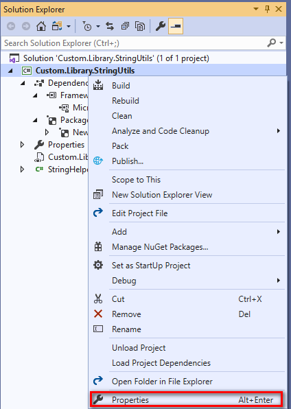 .NET Core中創建和使用NuGet包的示例代碼