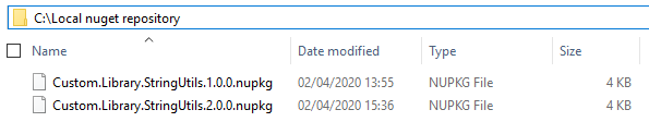 .NET Core中創建和使用NuGet包的示例代碼