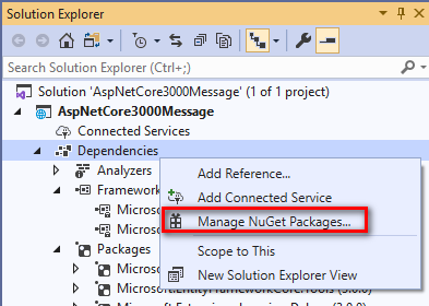 .NET Core中創建和使用NuGet包的示例代碼
