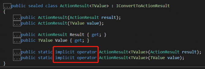 ASP.NET Core中的Action的返回值類型實(shí)現(xiàn)