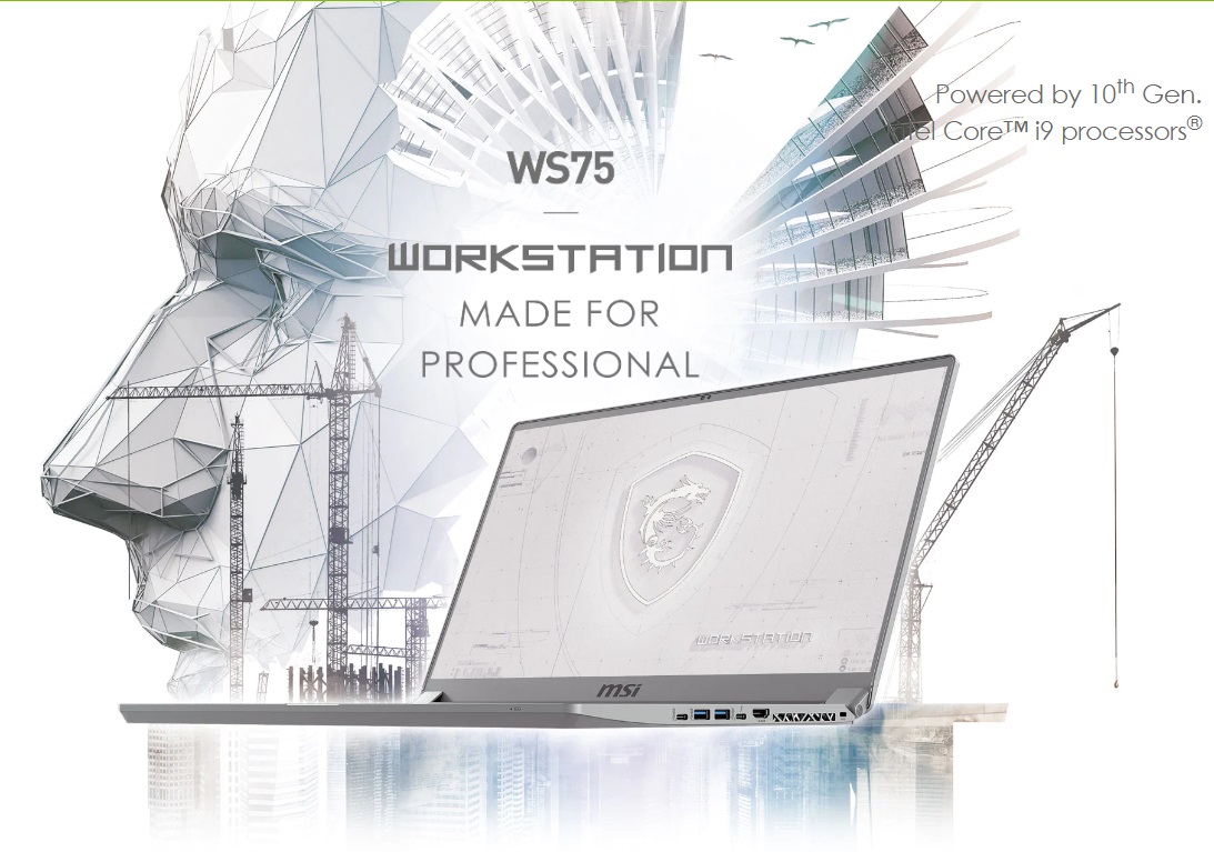 微星升級 WS75 移動工作站，10 代酷睿 + 4K mini-LED，約兩萬元