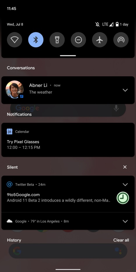 谷歌發(fā)布 Android 11 Beta 2
