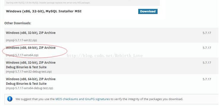 mysql 5.7.17 winx64安裝配置圖文教程