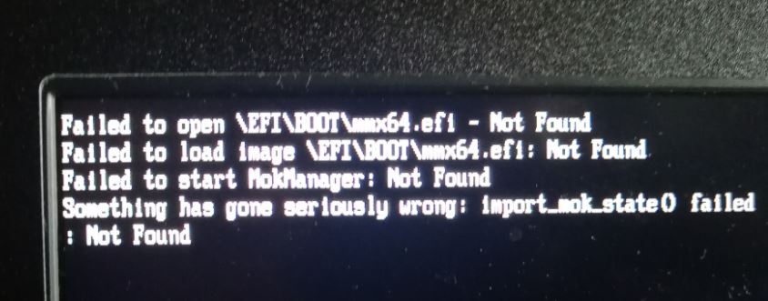 win10上安裝ubuntu18雙系統(tǒng)過程中出現(xiàn)mmx64.efi not found問題