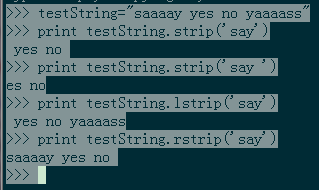 淺談python中截取字符函數(shù)strip，lstrip，rstrip