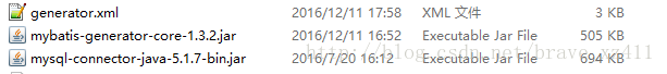 Mybatis中通過generator生成mapper、Dao、mapper.xml的方法