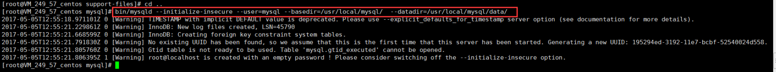Linux下MySQL5.7.18二進(jìn)制包安裝教程（無(wú)默認(rèn)配置文件my_default.cnf）
