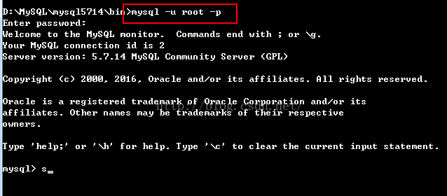 mysql5.7.14解壓版的安裝圖文教程