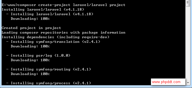 laravel 4安裝及入門圖文教程