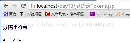 JavaWeb開發之JSTL標簽庫的使用、 自定義EL函數、自定義標簽（帶屬性的、帶標簽體的）