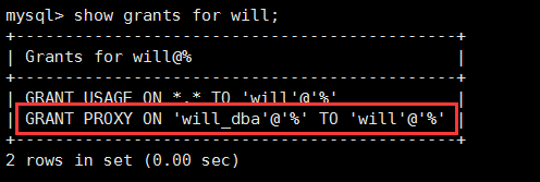 Mysql 5.7.18 利用MySQL proxies_priv實(shí)現(xiàn)類似用戶組管理