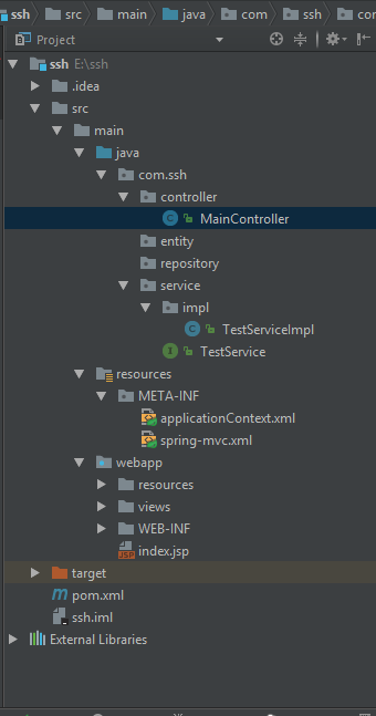 Java框架篇：Spring+SpringMVC+hibernate整合開發