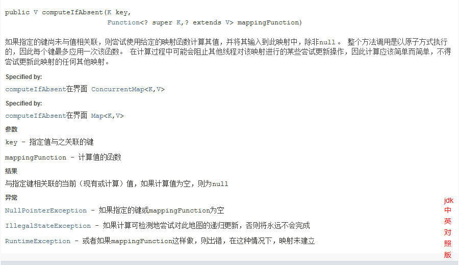 JDK1.8中ConcurrentHashMap中computeIfAbsent死循環(huán)bug問題