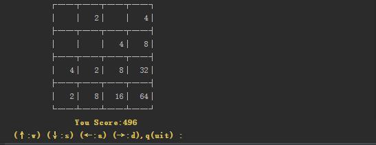 用Python寫一個無界面的2048小游戲