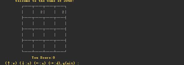 用Python寫一個無界面的2048小游戲