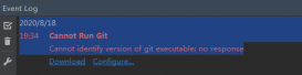 解決idea 拉取代碼出現(xiàn)的 “ cannot Run Git Cannot identify version of git executable: no response“的問題