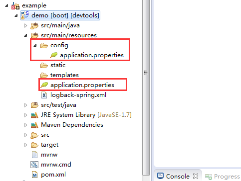 詳解spring boot 使用application.properties 進行外部配置