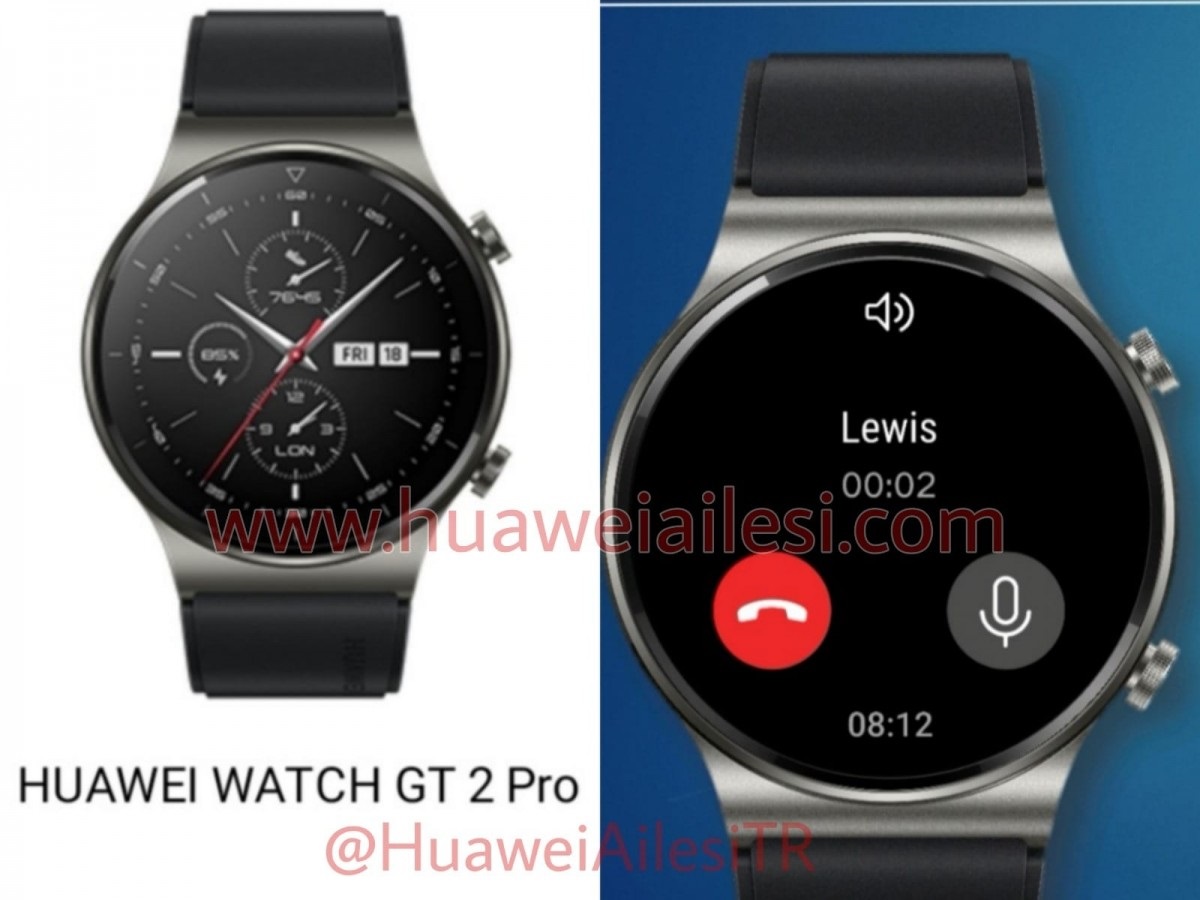 華為 Watch GT 2 Pro 智能手表圖片、功能曝光：邊框更窄，支持無(wú)線充電