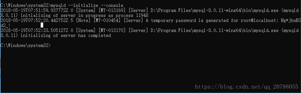 mysql8.0.11 winx64安裝配置方法圖文教程(win10)