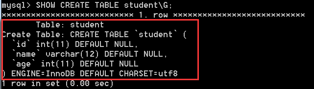 MySQL入門(一) 數(shù)據(jù)表數(shù)據(jù)庫的基本操作