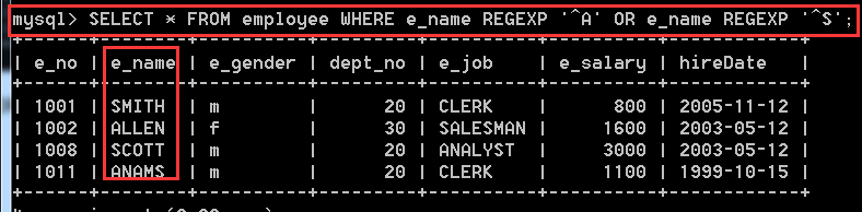 MySQL入門(三) 數據庫表的查詢操作【重要】