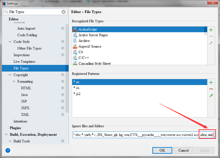 intellij idea隱藏.iml和.idea等自動生成文件的問題