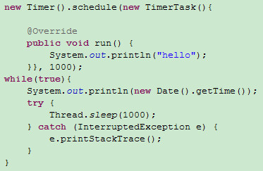 淺談Timer和TimerTask與線程的關系