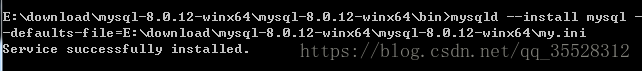 mysql 8.0.12 解壓版安裝教程