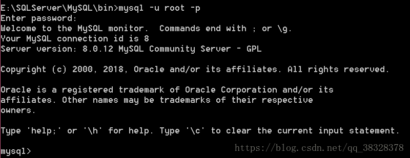 mysql 8.0.12 winx64詳細(xì)安裝教程