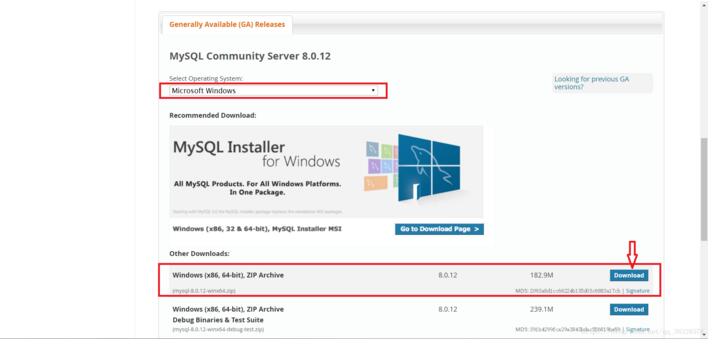 mysql 8.0.12 winx64詳細(xì)安裝教程