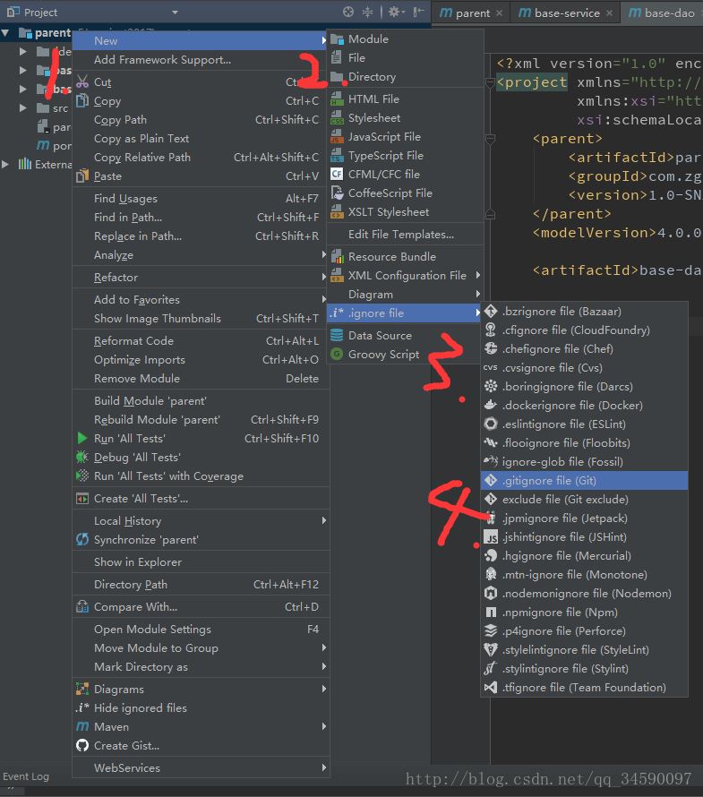 詳解如何在IntelliJ IDEA中使用.ignore插件忽略不必要提交的文件