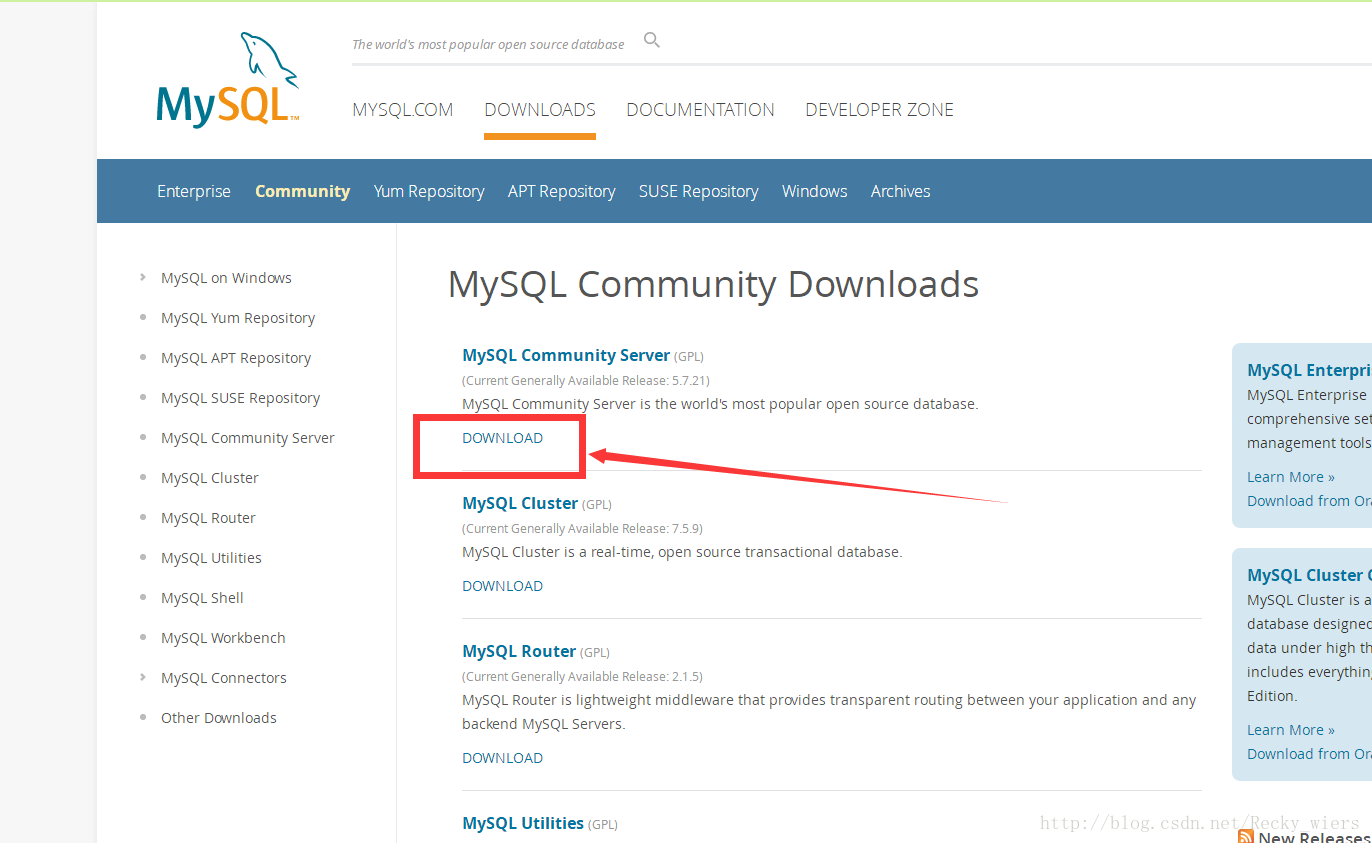 MySQL5.7.21解壓版安裝詳細教程圖解
