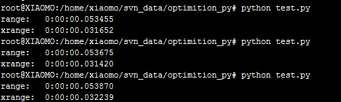 python中range()與xrange()用法分析