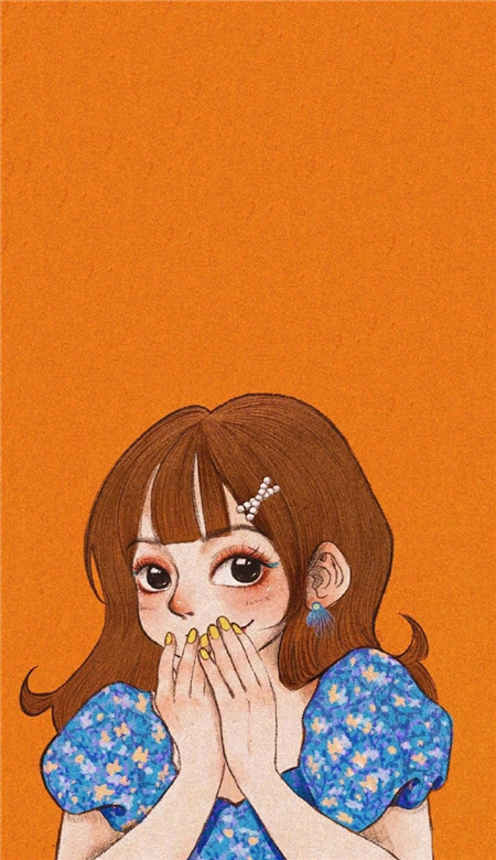 個性好看少女主題插畫壁紙 真希望能成為你的例外和最愛