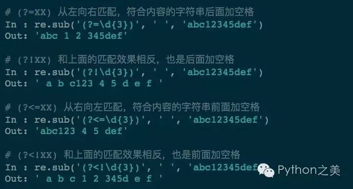 Python 正則表達式的高級用法