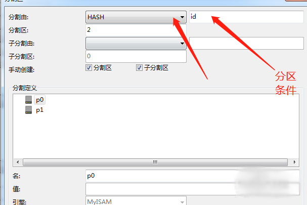 mysql通過Navicat分區實操講解