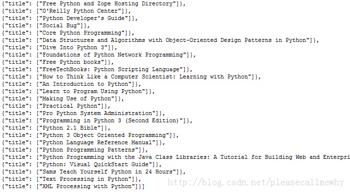 零基礎寫python爬蟲之使用Scrapy框架編寫爬蟲